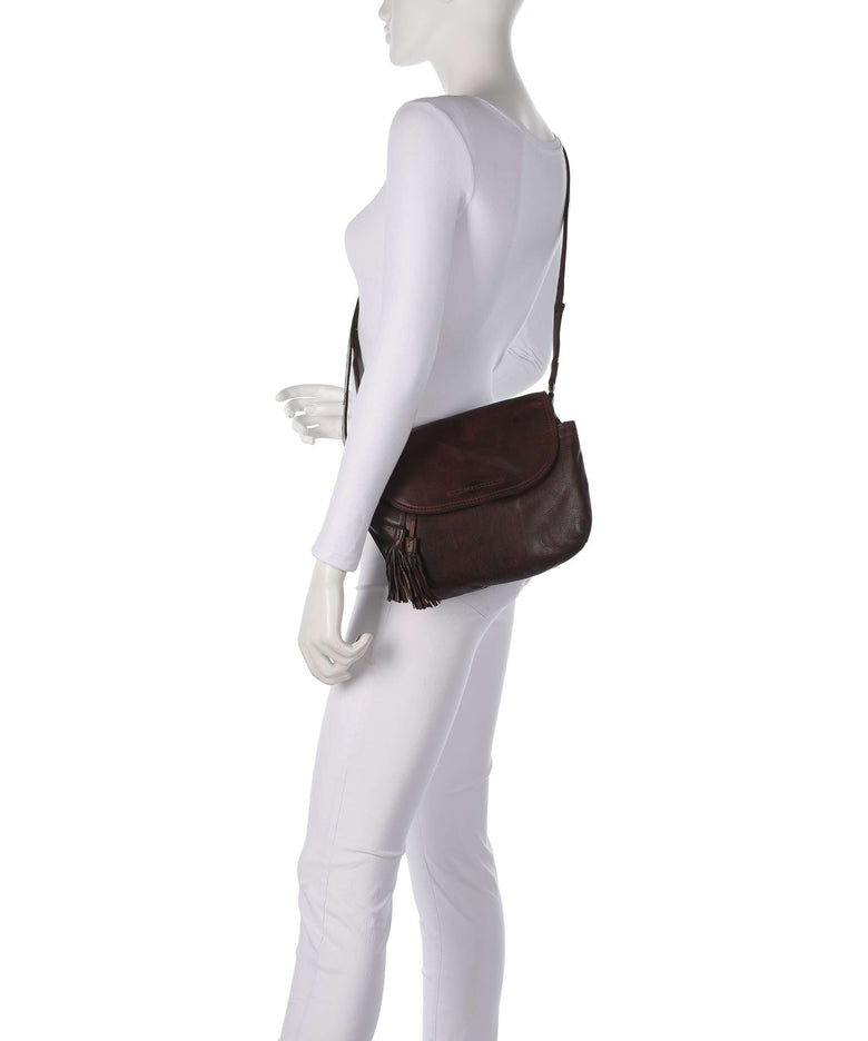 Spikes & Sparrow Apache Féline Crossbody bag dark brown