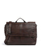 Spikes & Sparrow Apache Benzo Briefcase dark brown