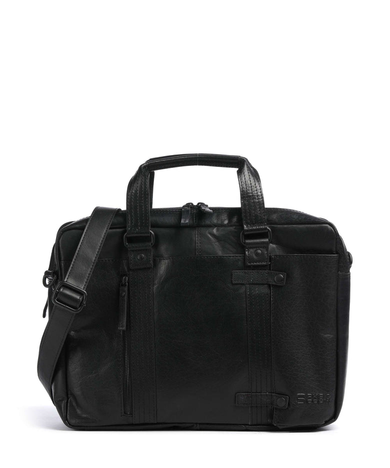 Spikes & Sparrow Bronco Dexter Briefcase black