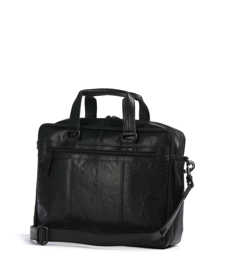 Spikes & Sparrow Bronco Dexter Briefcase black
