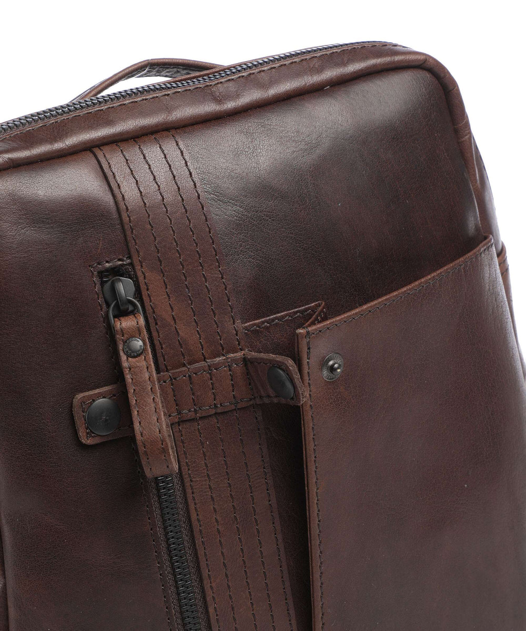 Spikes & Sparrow Bronco Roxy Backpack dark brown