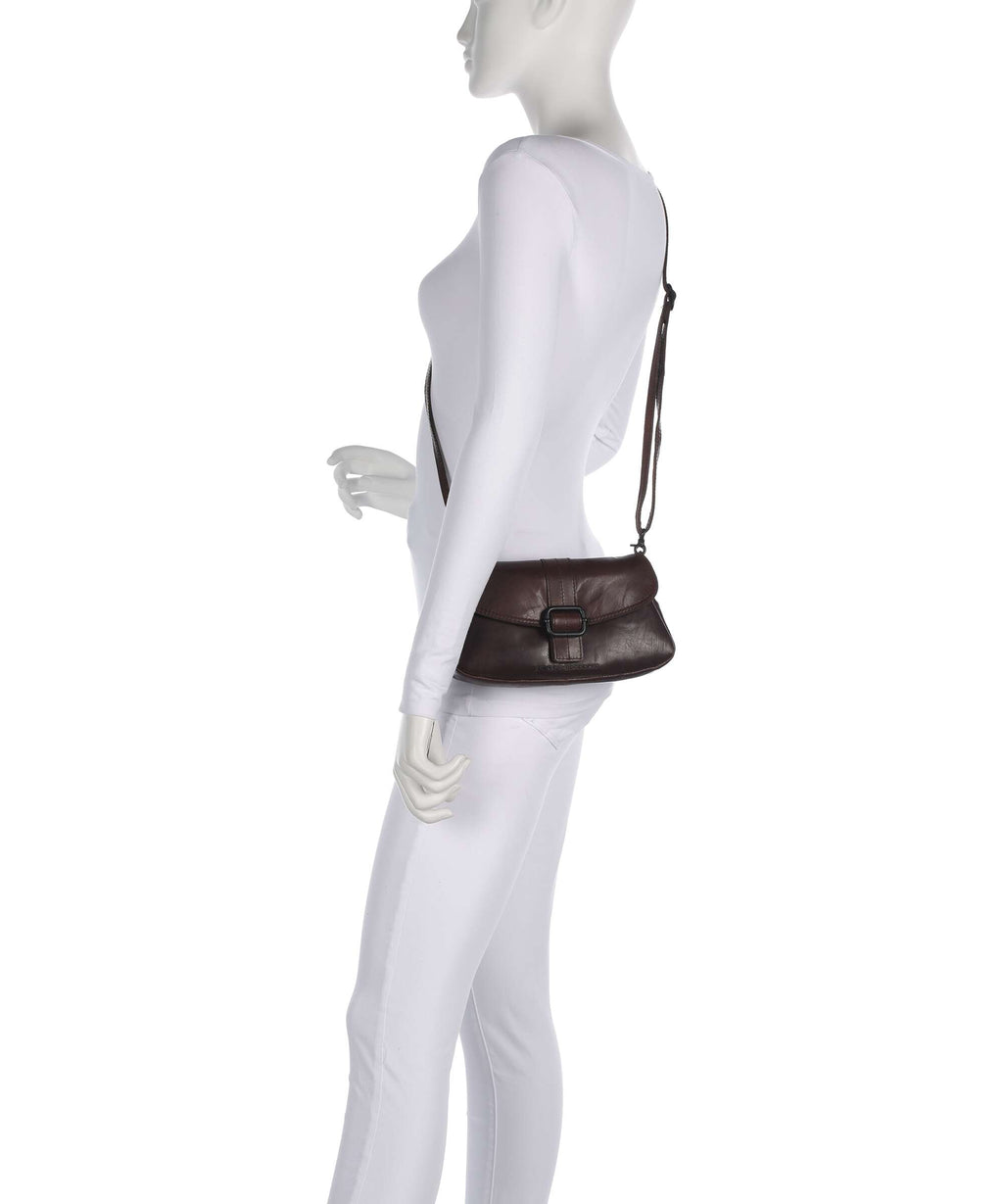Spikes & Sparrow Bronco Sylvie Crossbody bag dark brown