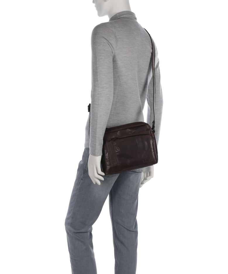 Spikes & Sparrow Bronco Ayden Crossbody bag dark brown