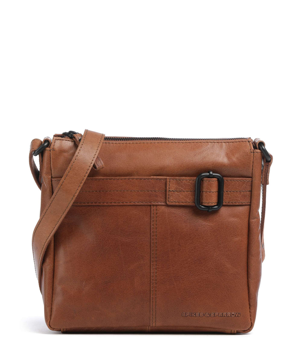 Spikes & Sparrow Bronco Teddi Crossbody bag brandy