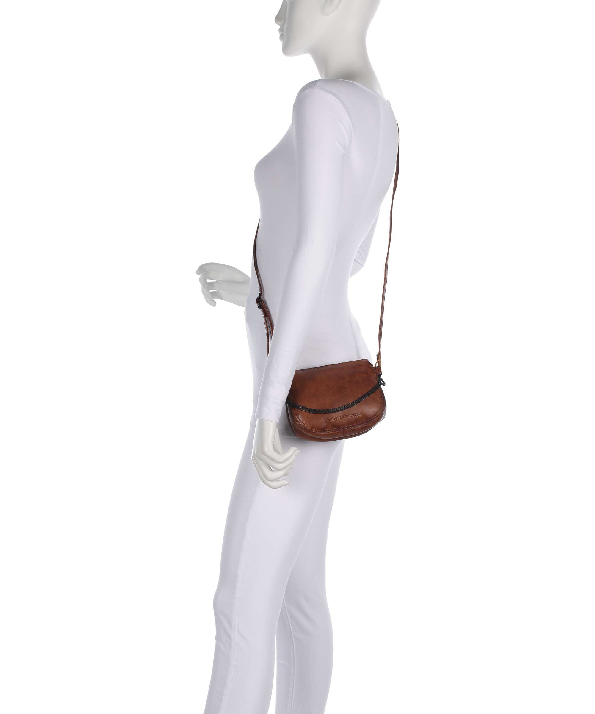 Spikes & Sparrow Apache Delaine Crossbody bag brandy
