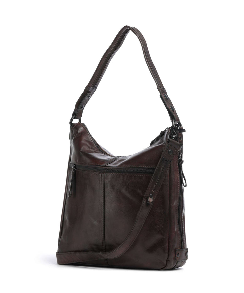 Spikes & Sparrow Apache Gayla Hobo bag dark brown