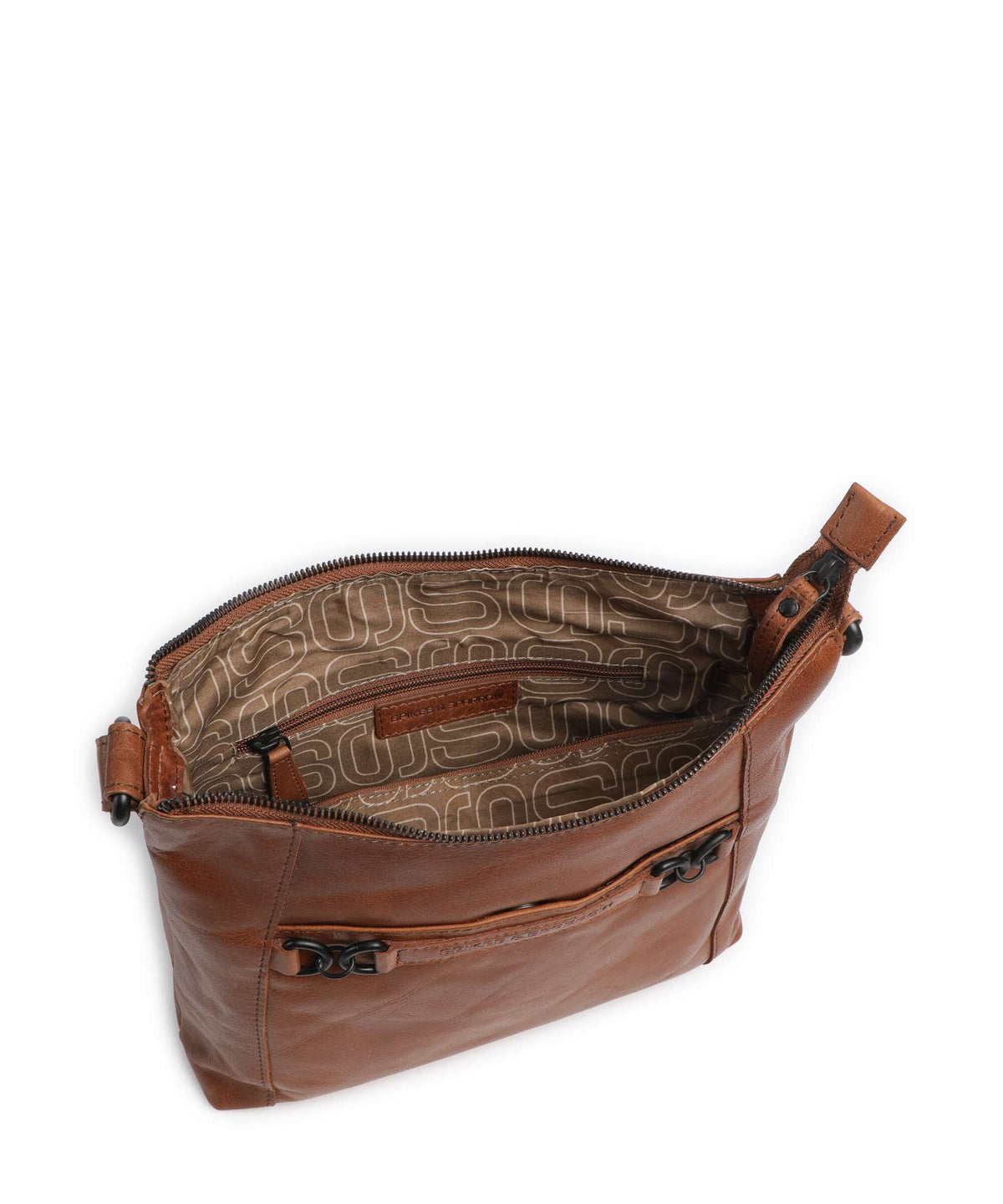 Spikes & Sparrow Bronco Delphie Hobo bag brandy