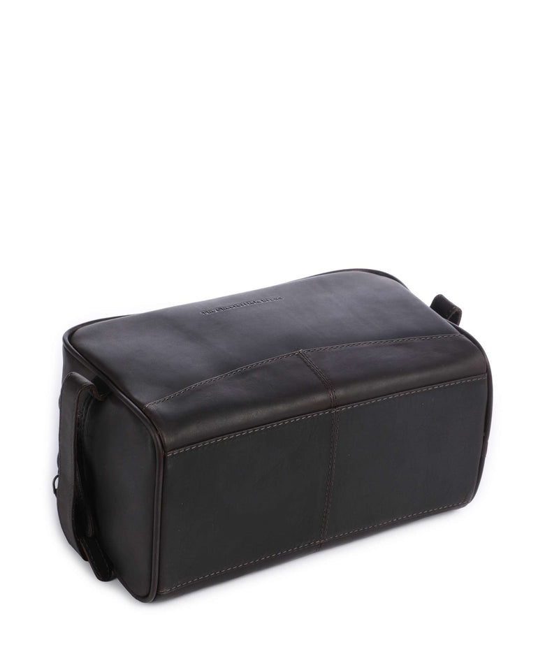 The Chesterfield Brand Cow Wax Pull Up Stacey Toiletry bag brown