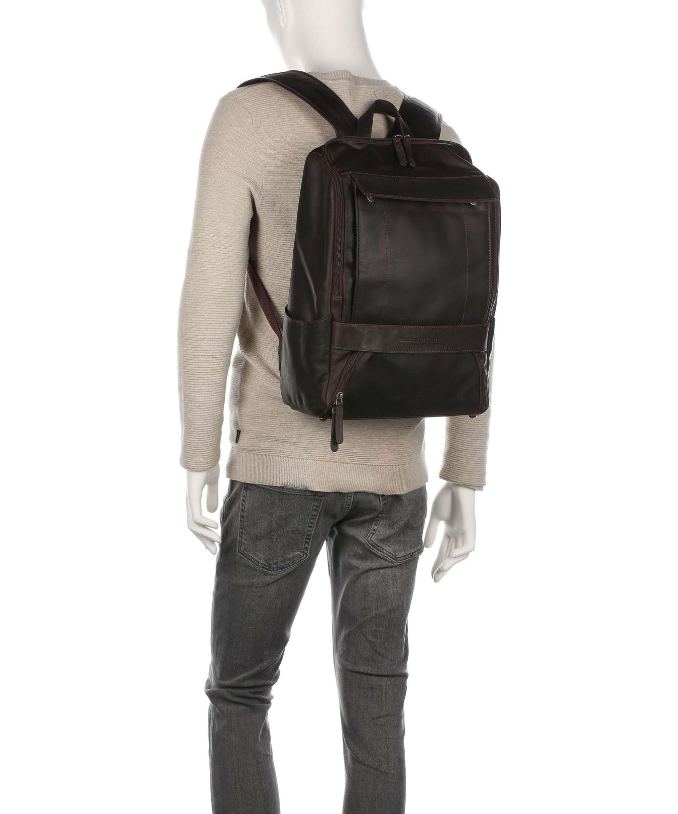 The Chesterfield Brand Rich Backpack dunkelbraun
