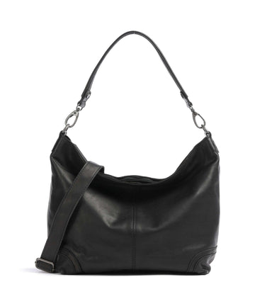 The Chesterfield Brand Washed Waxed Cow Bolivia Saco de balde black