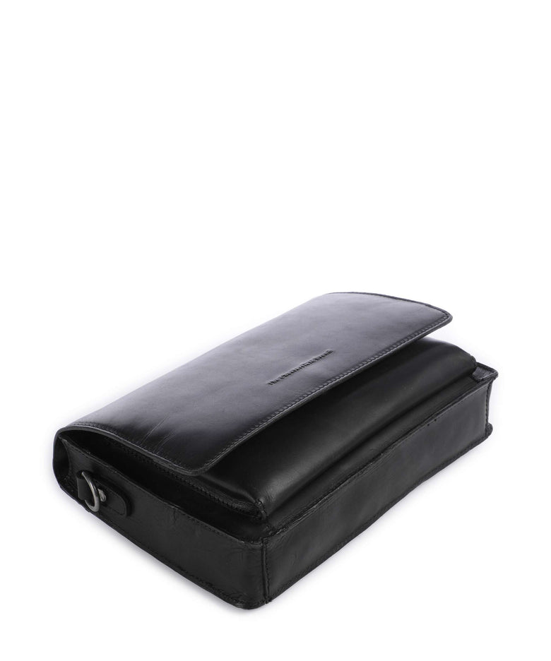 The Chesterfield Brand Cow Wax Pull Up Aviles Shoulder bag black