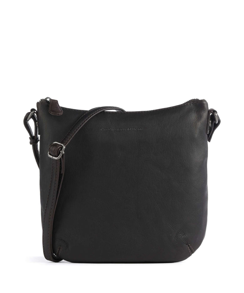 The Chesterfield Brand Cow Wax Pull Up Redding Crossbody bag brown
