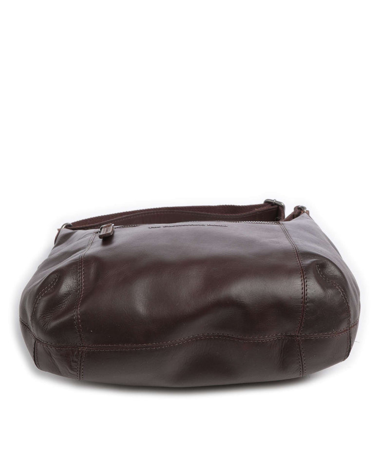 The Chesterfield Brand Cow Wax Pull Up Arlette Hobo bag brown