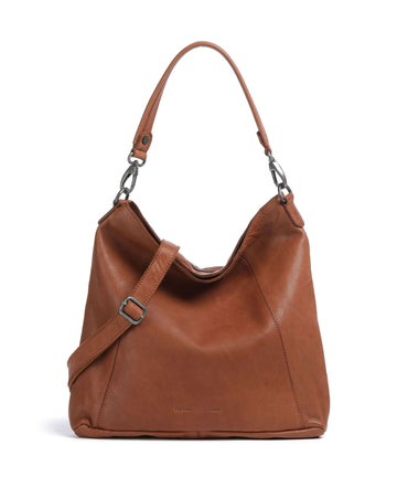 The Chesterfield Brand Washed Waxed Cow Sintra Saco de balde cognac