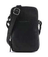 The Chesterfield Brand Cow Wax Pull Up Alesund Phone bag black
