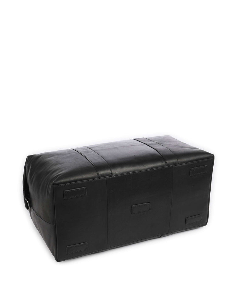 The Chesterfield Brand Cow Wax Pull Up Conor Weekend bag black