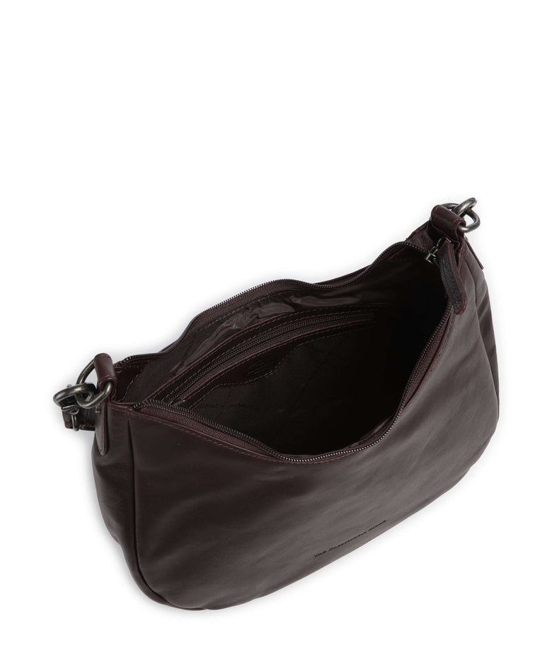 The Chesterfield Brand Cow Wax Pull Up Alexandria Shoulder bag brown