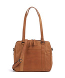 The Chesterfield Brand Cow Wax Pull Up Porlezza Bolsa tiracolo cognac