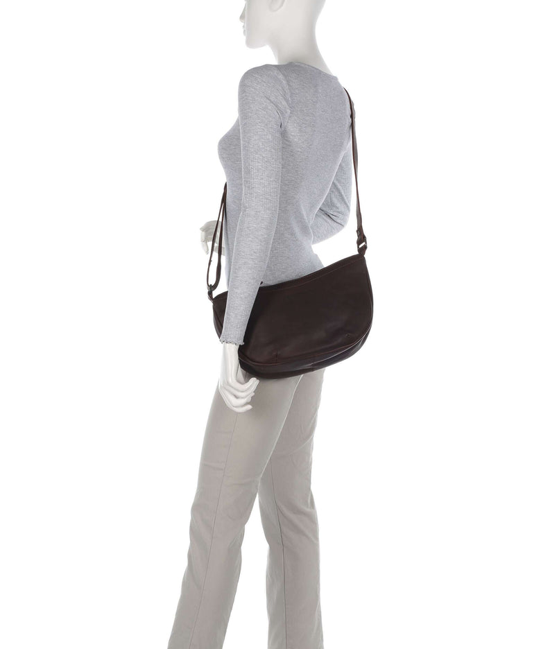 The Chesterfield Brand Cow Wax Pull Up Piemonte Crossbody bag brown