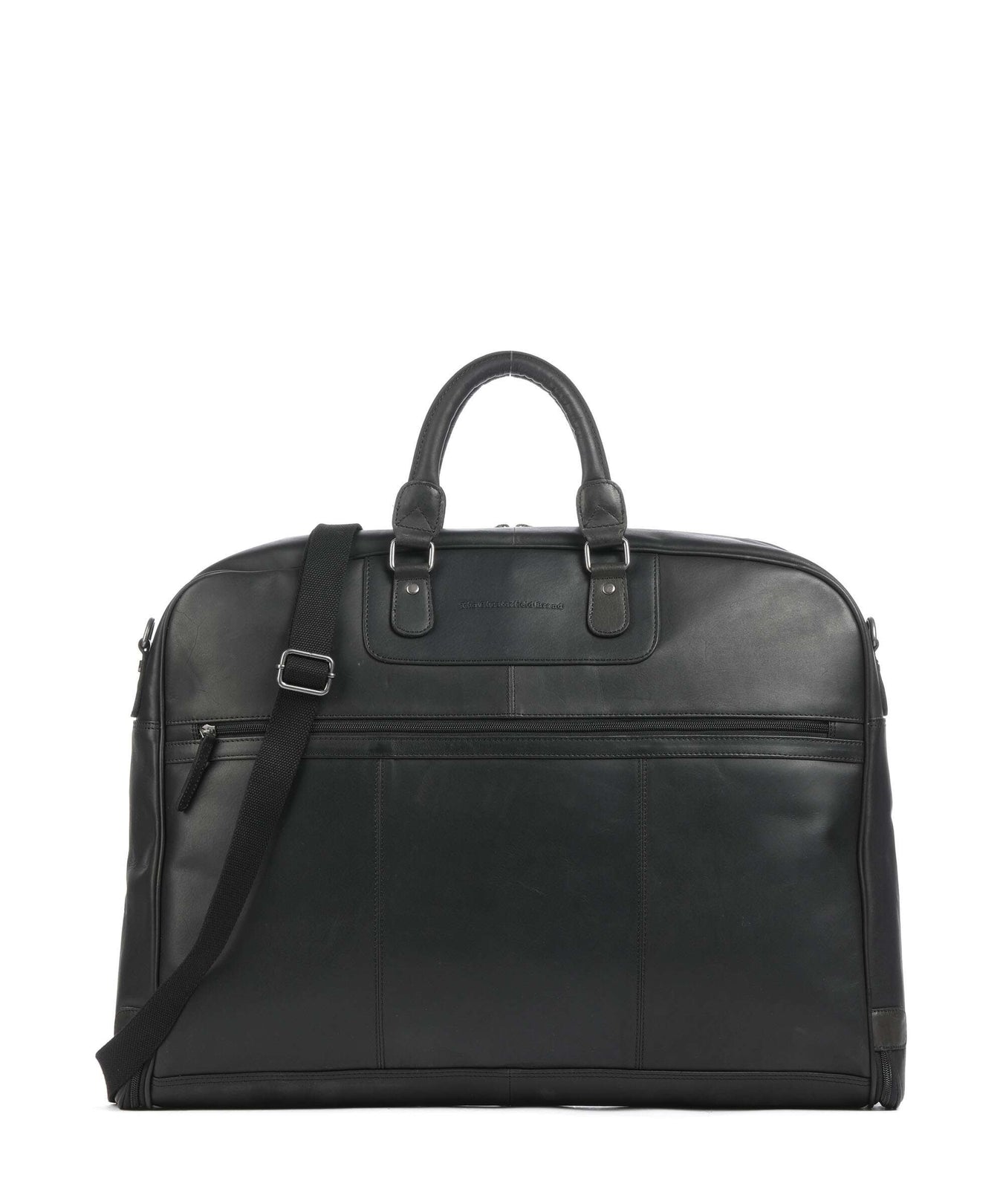 The Chesterfield Brand Cow Wax Pull Up Josh Garment bag black