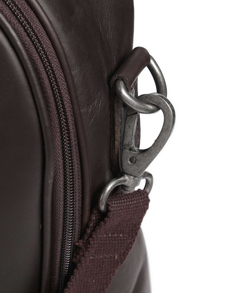 The Chesterfield Brand Cow Wax Pull Up Josh Garment bag brown