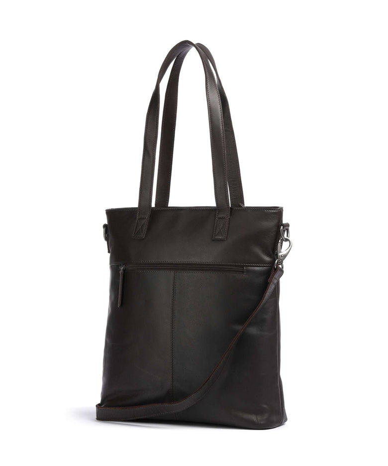 The Chesterfield Brand Cow Wax Pull Up Nunavik Tote bag brown