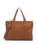 The Chesterfield Brand Cow Wax Pull Up Manly bolsa shopper cognac