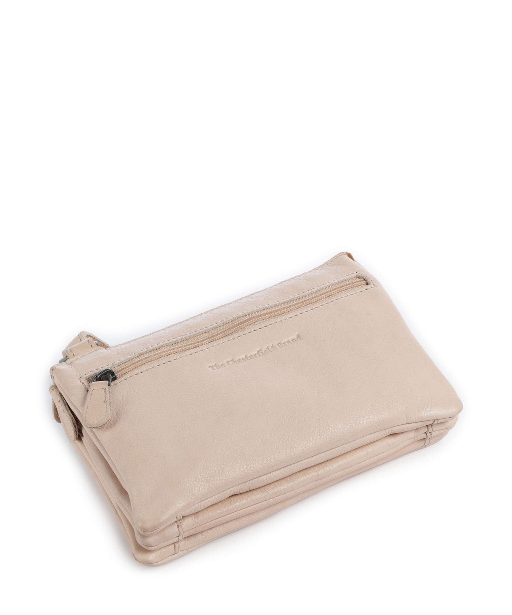 The Chesterfield Brand Washed Waxed Cow Osaka Crossbody bag beige