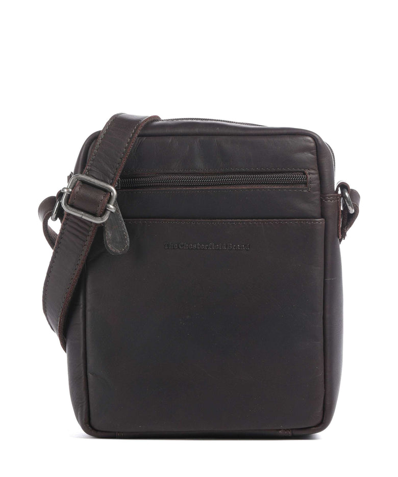 The Chesterfield Brand Wax Pull Up Cow Laveno Crossbody bag brown