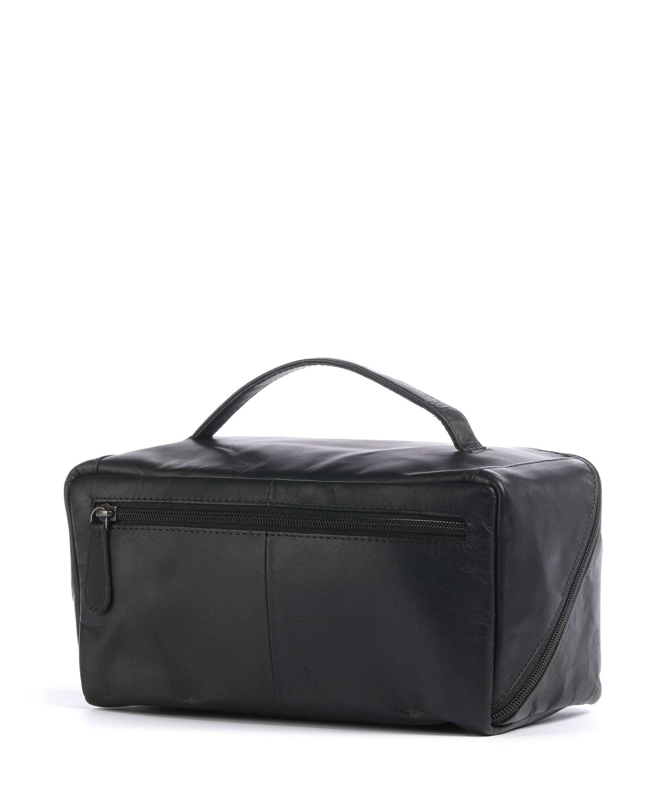 The Chesterfield Brand Wax Pull Up Cow Elmia Toiletry bag black