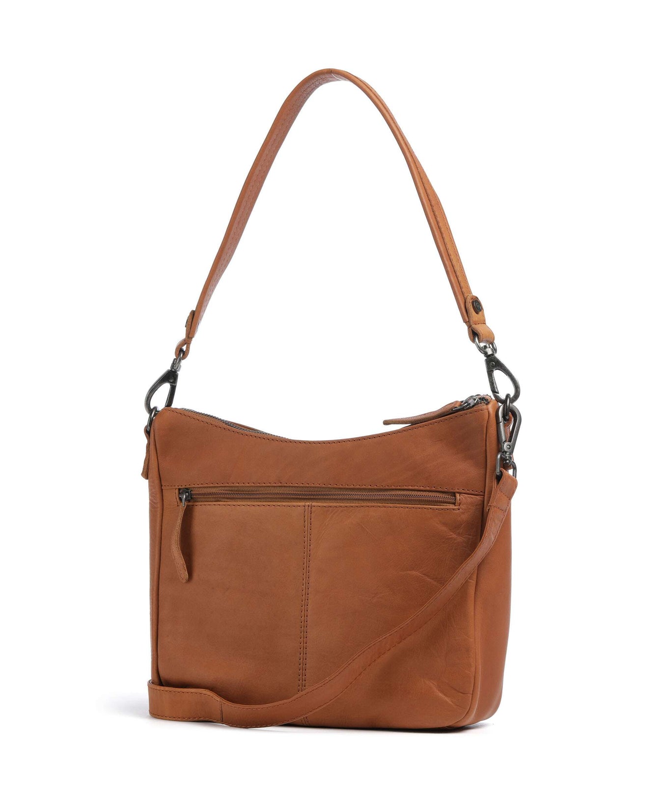 The Chesterfield Brand Wax Pull Up Cow Tivra Shoulder bag cognac