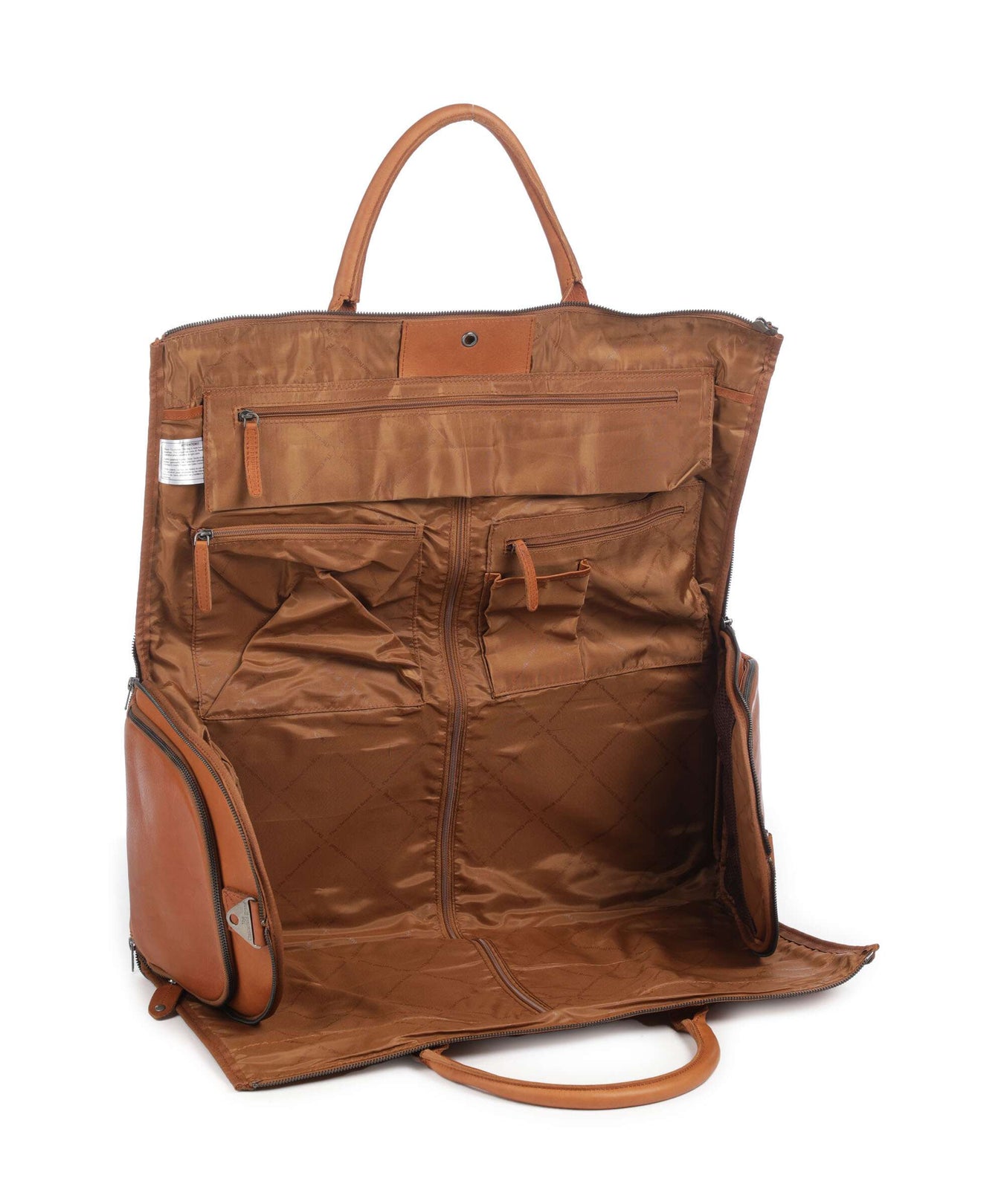 The Chesterfield Brand Wax Pull Up Cow Finlay Weekend bag cognac