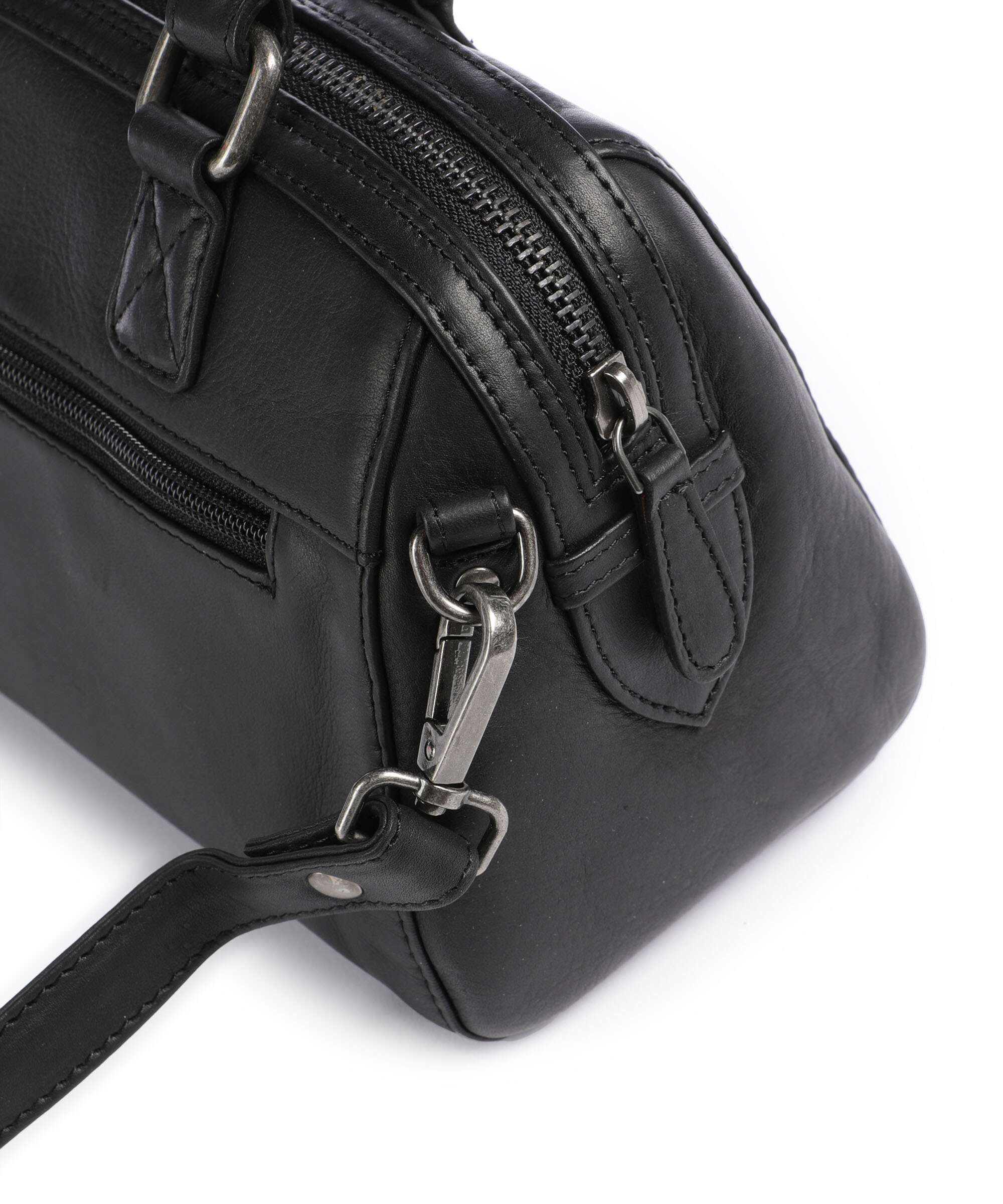 The Chesterfield Brand Wax Pull Up Cow Dalford Handbag black