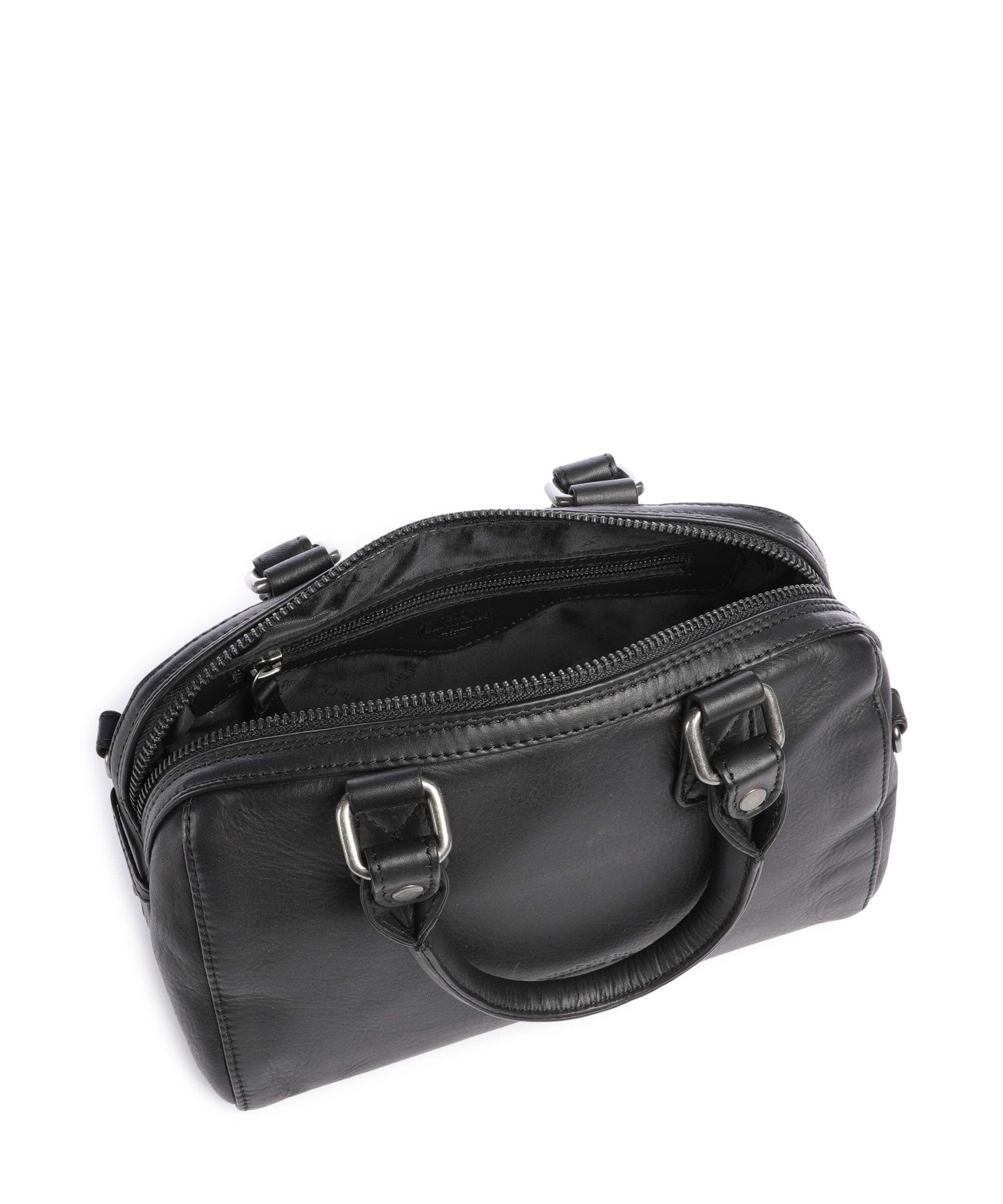 The Chesterfield Brand Wax Pull Up Cow Dalford Handbag black
