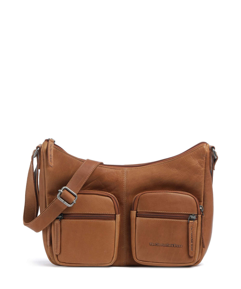 The Chesterfield Brand Wax Pull Up Cow Valenora Crossbody bag cognac