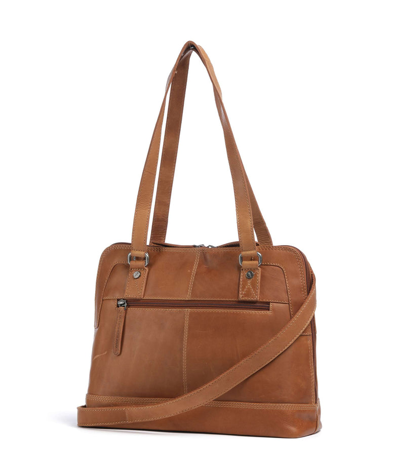 The Chesterfield Brand Wax Pull Up Cow Seron Tote bag cognac