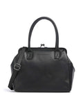 The Chesterfield Brand Wax Pull Up Cow Dorin Shoulder bag black