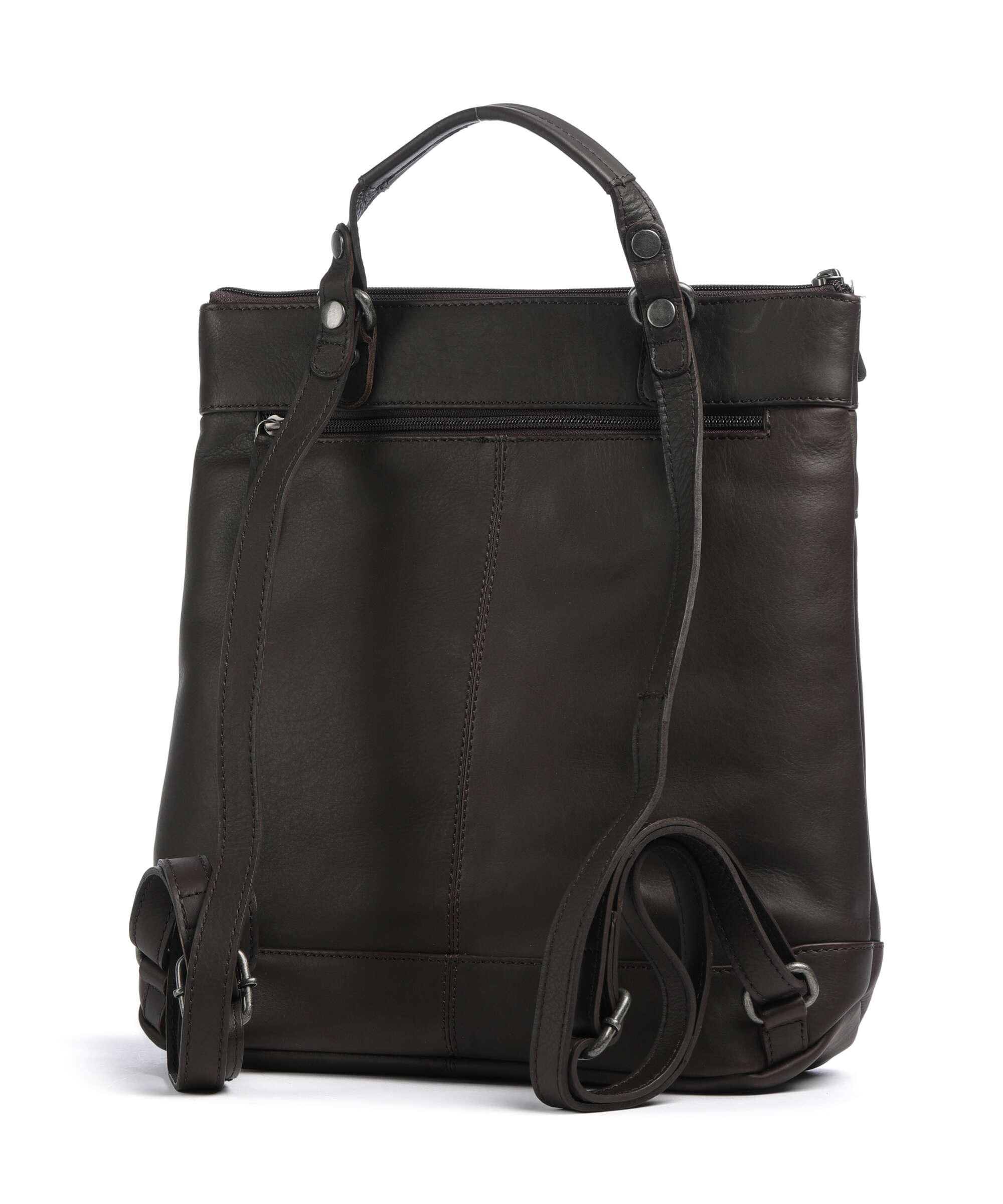 The Chesterfield Brand Wax Pull Up Cow Caldero Backpack brown