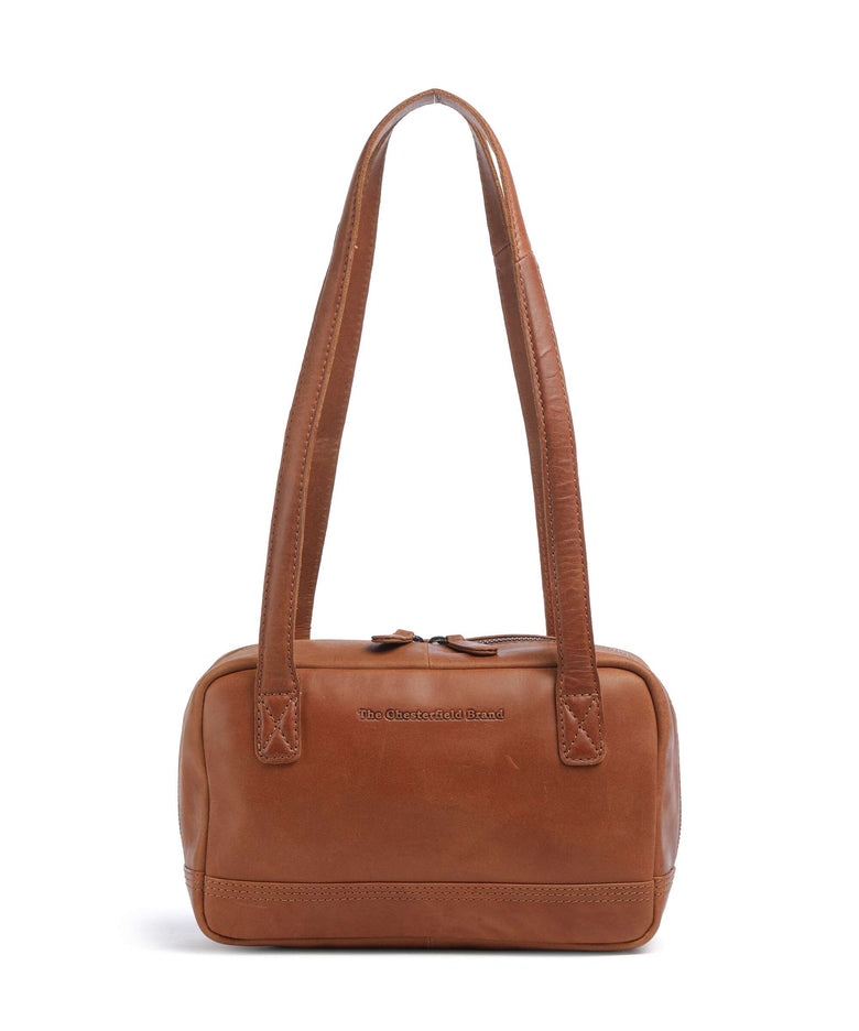 The Chesterfield Brand Wax Pull Up Cow Fenno Shoulder bag cognac