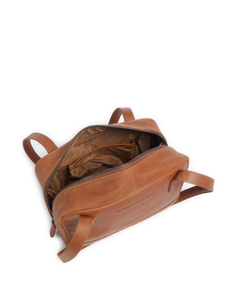 The Chesterfield Brand Wax Pull Up Cow Fenno Shoulder bag cognac