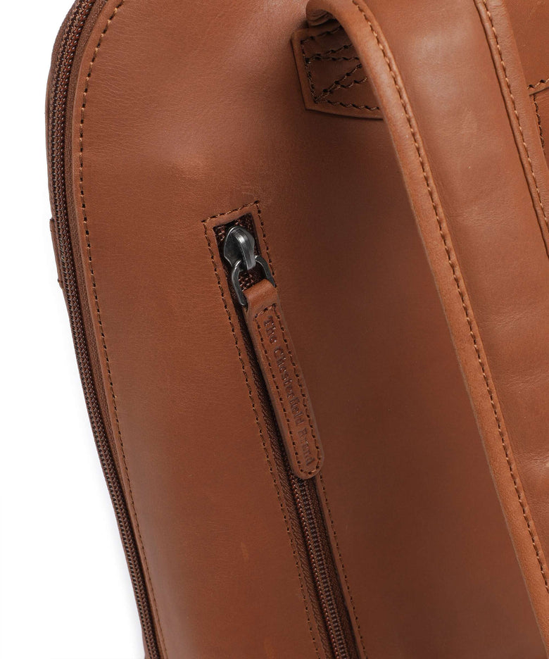 The Chesterfield Brand Wax Pull Up Cow Tigris Backpack cognac