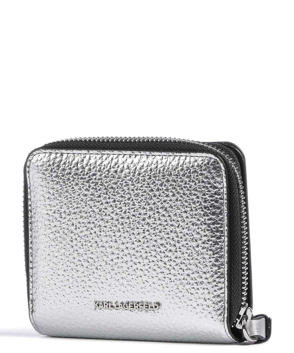 Karl Lagerfeld K/Skuare Medium Wallet silver