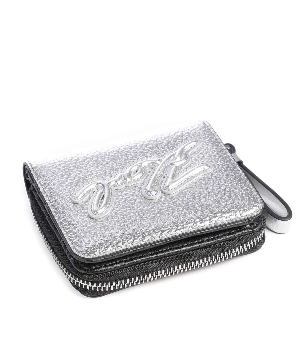 Karl Lagerfeld K/Skuare Medium Wallet silver
