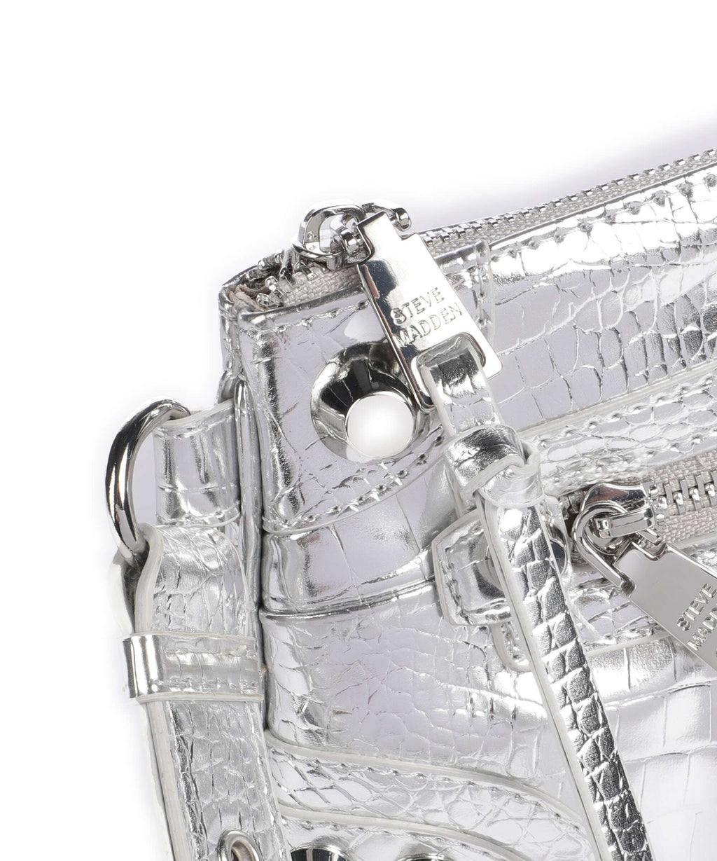 Steve Madden BDOVA Clutch bag silver