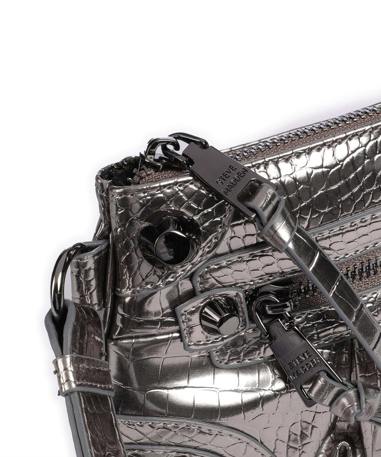 Steve Madden BDOVA Clutch bag pewter