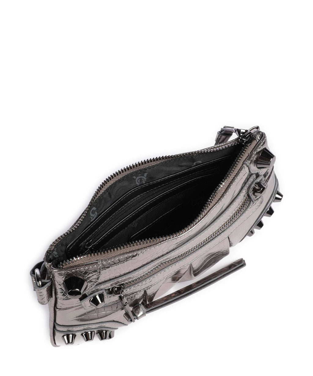 Steve Madden BDOVA Clutch bag pewter