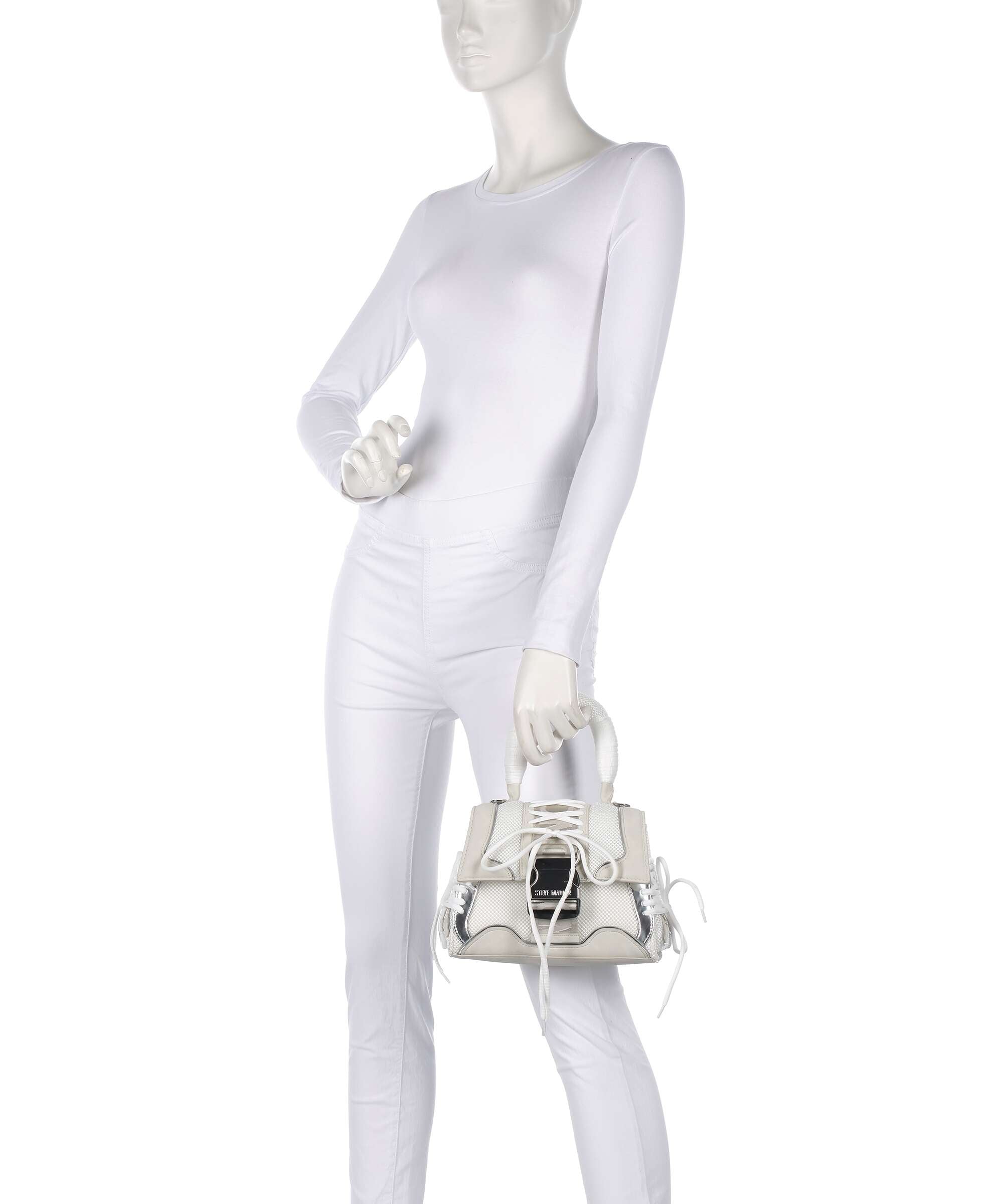 Steve Madden BDIEGO Handbag white/silver