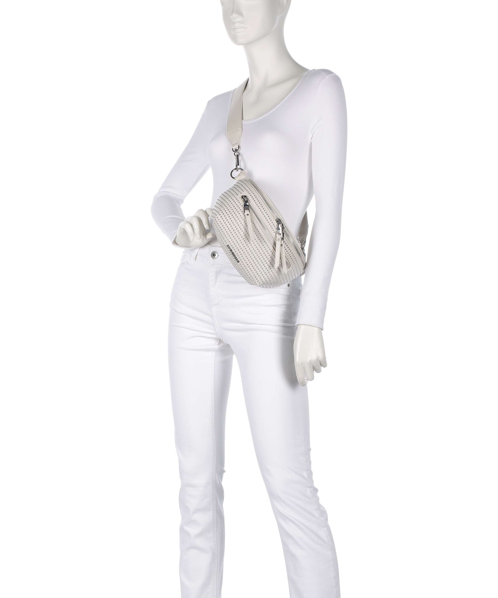 Steve Madden BCLARKES Crossbody bag bone/silver