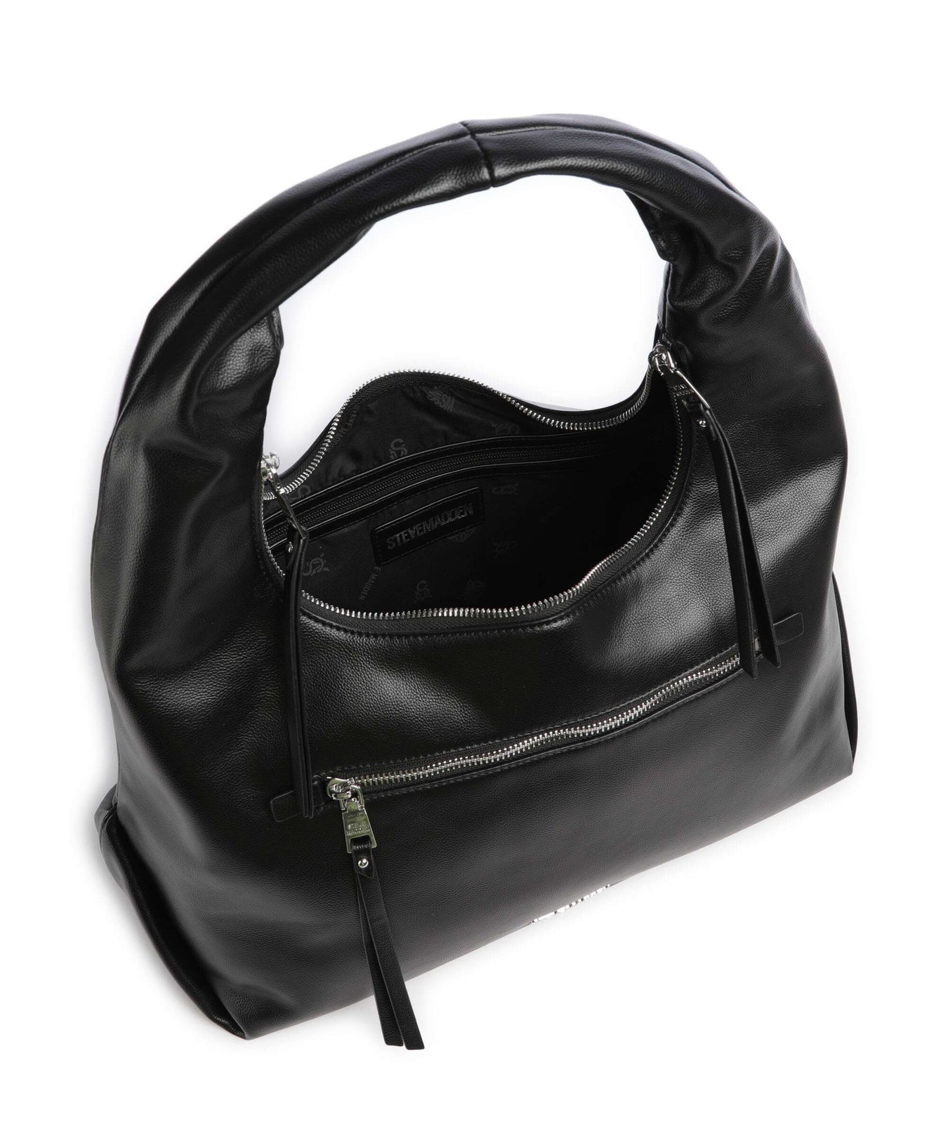 Steve Madden BIVA Hobo bag black/silver