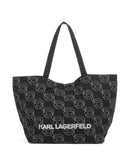 Karl Lagerfeld Ikon bolsa shopper black/white